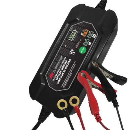 MotoMaster Eliminator Precision Series Smart Battery Charger/Maintainer, Fully Automatic, 7/1-Amp, 12V