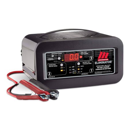 MotoMaster Eliminator Workshop Series Smart Battery Charger, Fully Automatic, 15/3-Amp, 6V/12V,