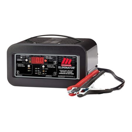 MotoMaster Eliminator Workshop Series Smart Battery Charger, Fully Automatic, 15/3-Amp, 6V/12V,