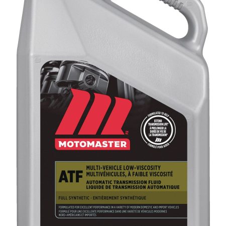 MotoMaster Full Synthetic Multi-Vehicle Low Viscosity Automatic Transmission Fluid/ATF, 5-L