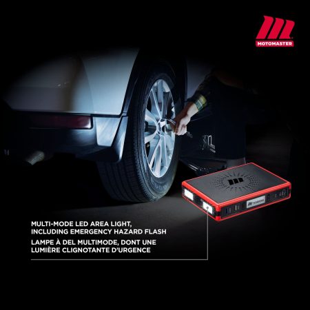 MotoMaster PowerBox® MINI Portable Power Pack & Battery Booster/Jump Starter, 1700 Peak Amps, 100W