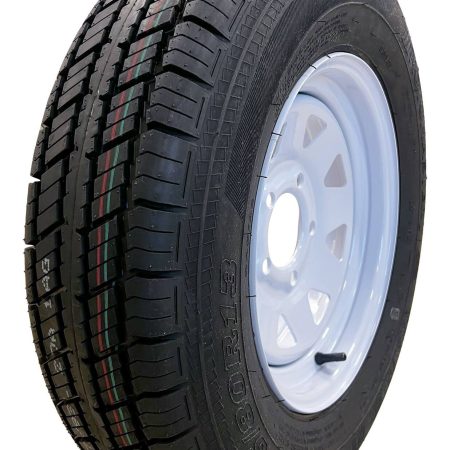 MotoMaster 8-Ply Trailer Tire Assembly, ASM175/80R13