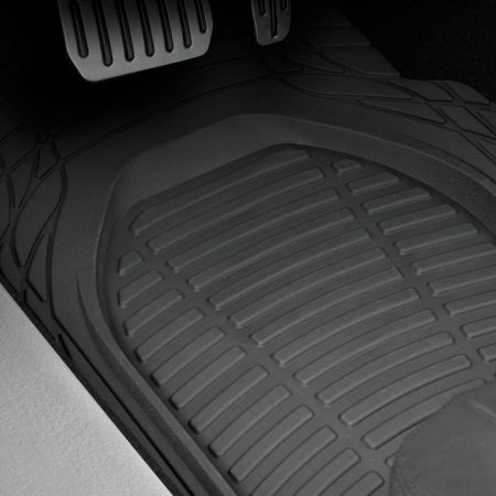 MotoMaster Truck Deep Tray Car Floor Mat, Black, 3-pk