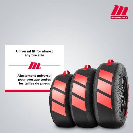 MotoMaster Universal Adjustable Tire Cover, 4-pk