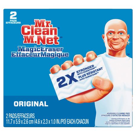 Mr. Clean Magic Eraser Original, Cleaning Pads with Durafoam, 2 count