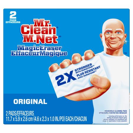 Mr. Clean Magic Eraser Original, Cleaning Pads with Durafoam, 2 count