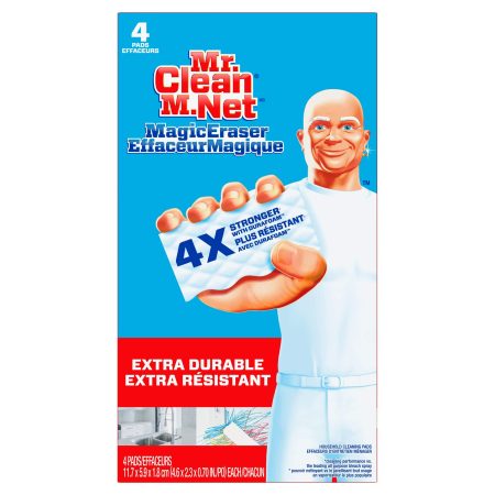 Mr. Clean Magic Eraser Extra Durable Scrubber & Cleaning Sponge, 4 ct