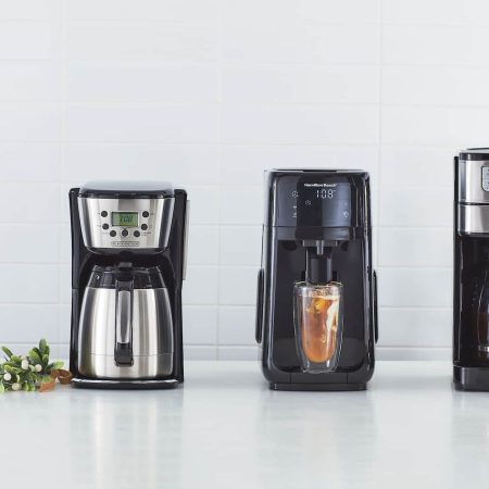 Black & Decker Programmable Coffee Maker w/ Thermal Carafe, Stainless Steel, 12 Cups