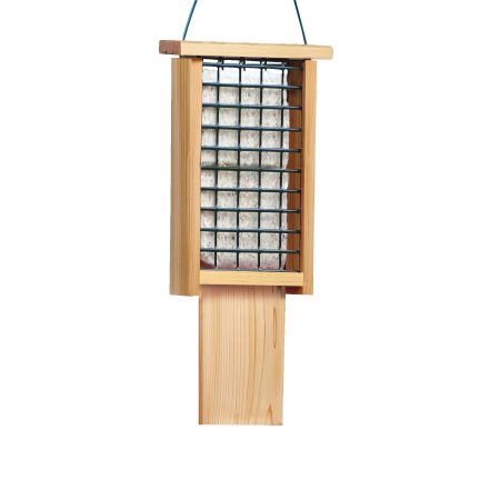 Wood Suet Feeder