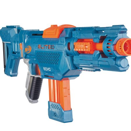 NERF Elite 2.0 Echo CS-10 Slam-Fire Blaster Set With 24 NERF Darts & 10-Dart Clip, Age 8+