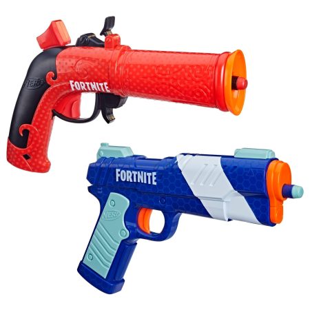 NERF Fortnite Dual Pack LP & Flint-Knock Foam Dart Blaster, Ages 8+