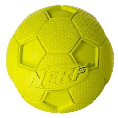 Nerf Dog Crunchable Football, Green, 7-in