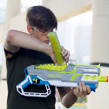 NERF Hyper Siege 50 Pump-Action Blaster, Ages 14+