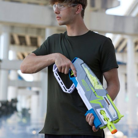 NERF Hyper Siege 50 Pump-Action Blaster, Ages 14+