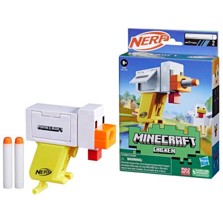 NERF Microshots Minecraft Dart Blaster, Ages 8+