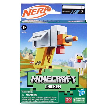 NERF Microshots Minecraft Dart Blaster, Ages 8+