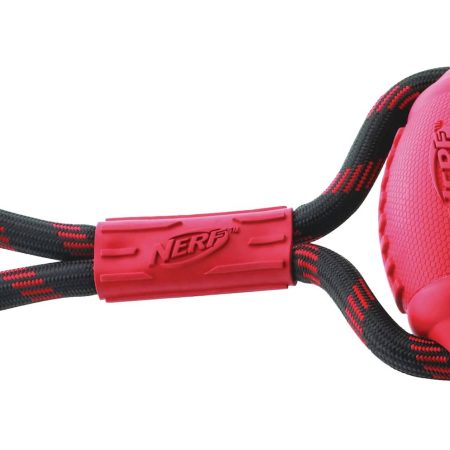 NerfDog Infinity Rubber Tug Dog Toy, Red