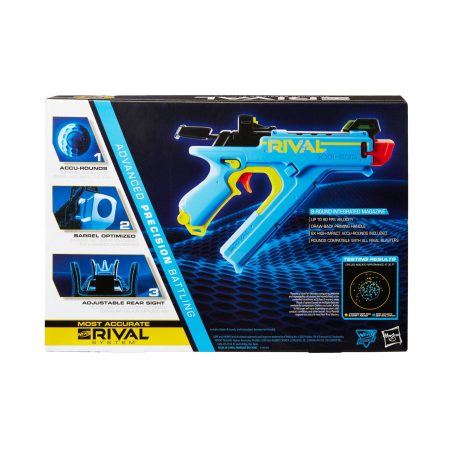 NERF Rival Vision XXII-800 Blaster, Adjustable Sight, 8 Nerf Rival Accu-Rounds, Age 7+