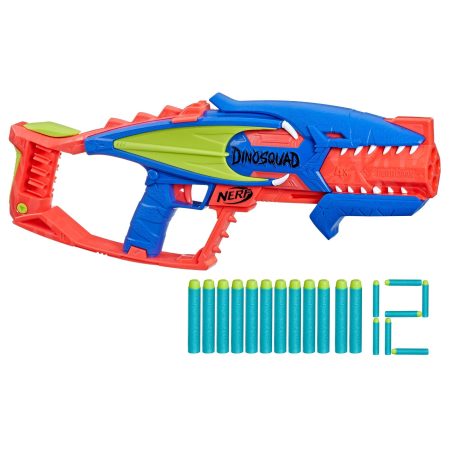 NERF DinoSquad Terrodak Foam Dart Blaster with 12 NERF Elite Foam Darts, Ages 8+