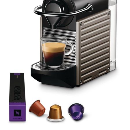 Nespresso Pixie Espresso Machine by Breville, Titan