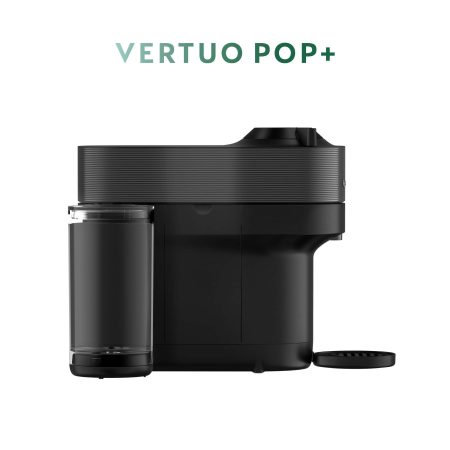 Nespresso Vertuo POP+ Coffee & Espresso Machine Bundle with Aeroccino, Black, 1-Cup