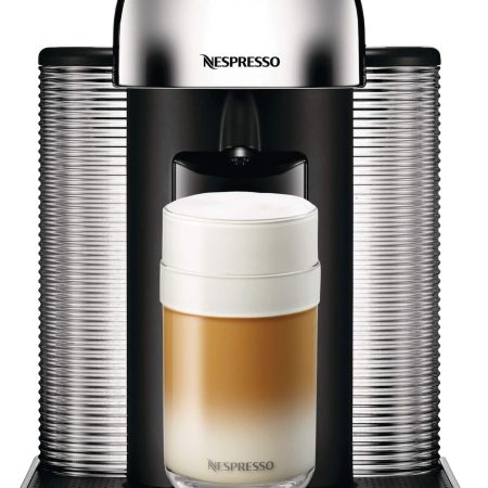 Nespresso Vertuo Coffee & Espresso Machine by Breville, Chrome