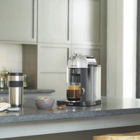 Nespresso Vertuo Coffee & Espresso Machine by Breville, Chrome