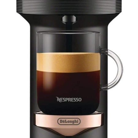 Nespresso Vertuo Next Premium Coffee & Espresso Machine by DeLonghi, Rose Gold/Black