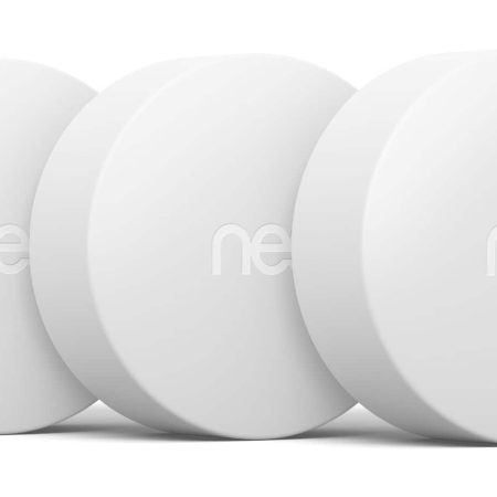 Google Nest Temperature Sensor, White, 3-pk