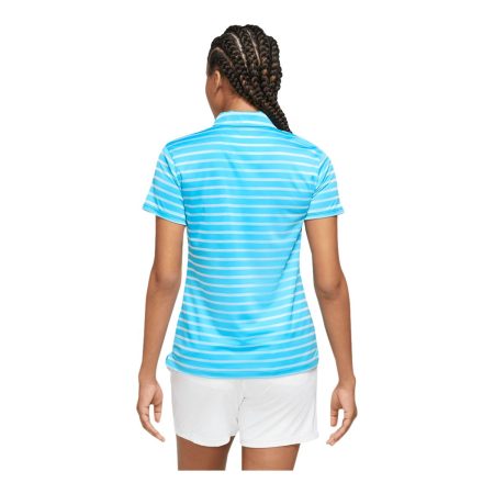 Nike Golf Women's Dri-FIT Victory Stripe Polo T Shirt