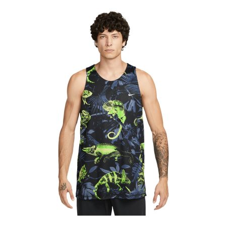 Nike Men's Dri-FIT Studio '72 Reversible All Over Print Tank