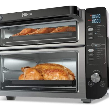 Ninja® Double Door 12-in-1 Countertop Electric Convection Oven & Air Fryer with FLEXDOOR™