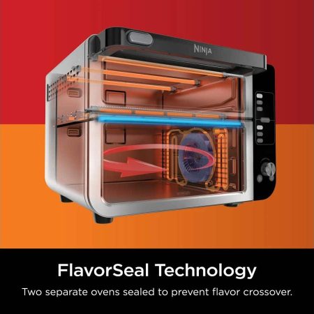 Ninja® Double Door 12-in-1 Countertop Electric Convection Oven & Air Fryer with FLEXDOOR™