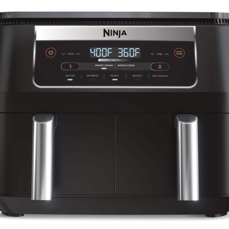 Ninja Smart Finish Dual Zone Air Fryer Mini, 6-qt