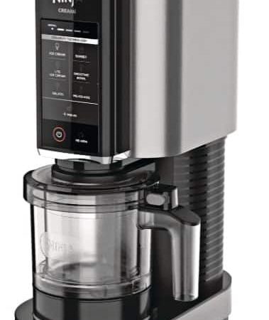 Ninja CREAMi Ice Cream Maker for Sorbet, Milkshakes & More w/ 7 One-Touch Programs, Silver