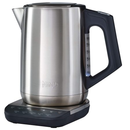 Ninja Precision Temperature Electric Kettle w/ 7 Preset Temperatures, Stainless Steel, 1.7-L