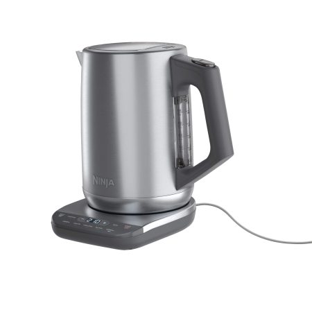 Ninja Precision Temperature Electric Kettle w/ 7 Preset Temperatures, Stainless Steel, 1.7-L