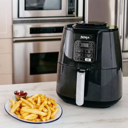 Ninja Single Basket Non-Stick Air Fryer, 4-in-1 Design, 4-qt