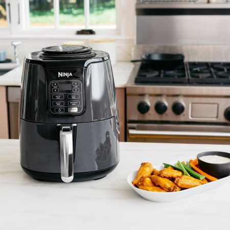 Ninja Single Basket Non-Stick Air Fryer, 4-in-1 Design, 4-qt