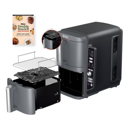 Ninja DoubleStack XL Dual Zone Multi-Rack Air Fryer with 2 Baskets, 6-in-1 Design, 10-qt