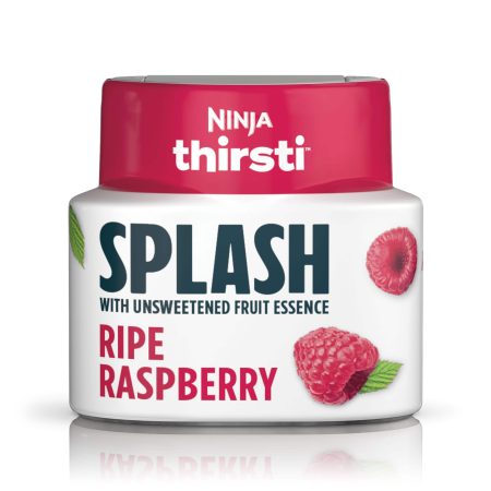 Ninja Thirsti™ Splash Tart Raspberry Flavoured Water Drops, Unsweetened Fruit Essence, 60-mL