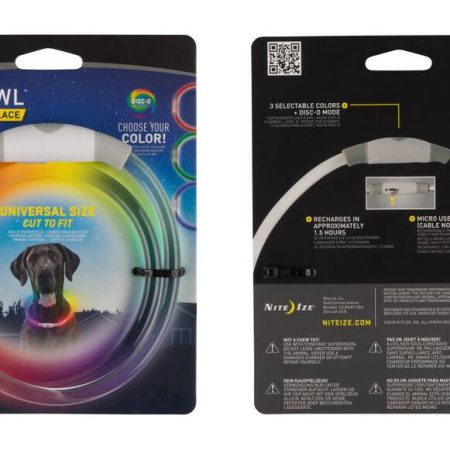 Nite Ize NiteHowl Rechargeable LED Dog Collar, Adjustable