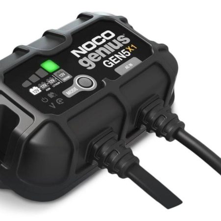 NOCO GEN5X1 Onboard Smart Battery Charger/Maintainer/Desulfator, 1-Bank, 5-Amp, 12V