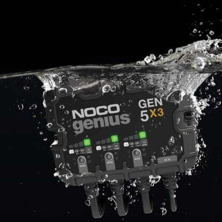 NOCO GEN5X3 Onboard Smart Battery Charger/Maintainer/Desulfator, 3-Bank, 15-Amp, 12V