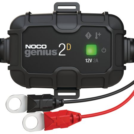 NOCO GENIUS2D Onboard Smart Battery Charger/Maintainer/Desulfator, 2-Amp, 12V