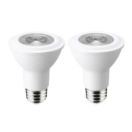 NOMA PAR20 E26 Base Dimmable LED Flood Light Bulbs, 3000K, 520 Lumens, Warm White, 50W, 2-pk