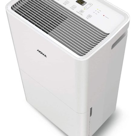 NOMA 50 Pint LED Dehumidifier with Pump, Bucket/Continuous Drain, ENERGY STAR® Most Efficient, White