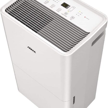 NOMA 50 Pint LED Dehumidifier with Pump, Bucket/Continuous Drain, ENERGY STAR® Most Efficient, White