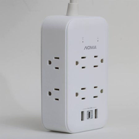 NOMA 8-Outlet 2 USB-A/C Power Bar