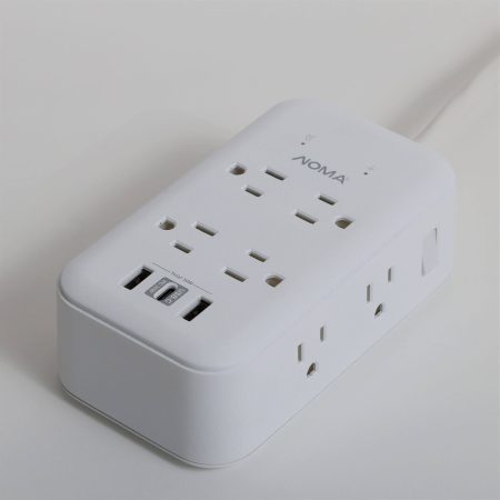 NOMA 8-Outlet 2 USB-A/C Power Bar